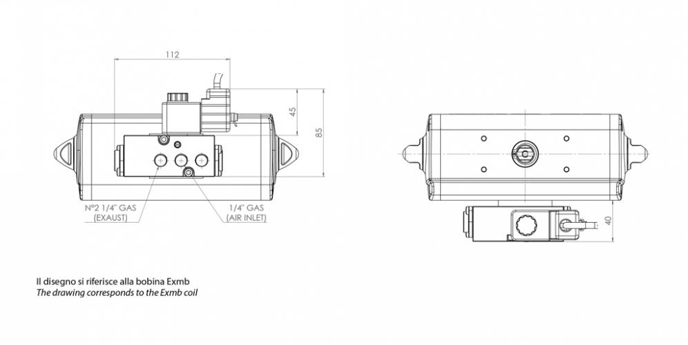 ATEX bobi̇nli̇ monostabi̇l 3/2 - 5/2 NAMUR solenoi̇d vana